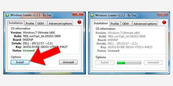 cara aktivasi windows 7 dengan windows loader